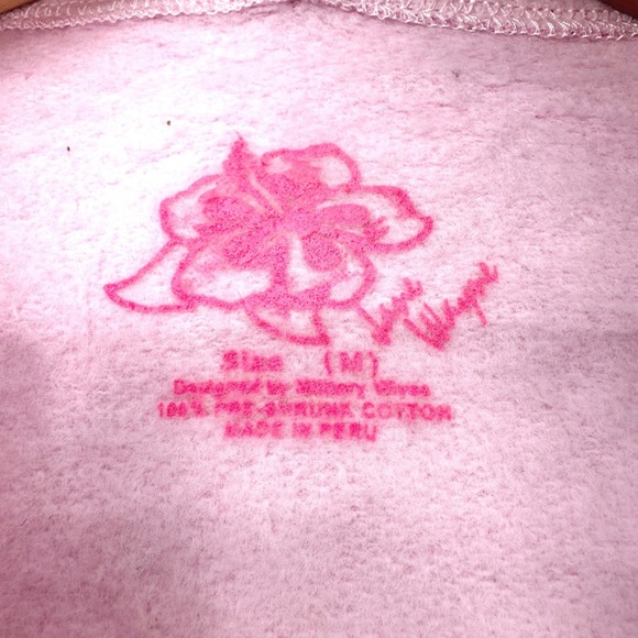 Jane Wayne Gear Navy Military Wives Pink Full Zip Hoodie Sweatshirt Medium NWT - Picture 4 of 14